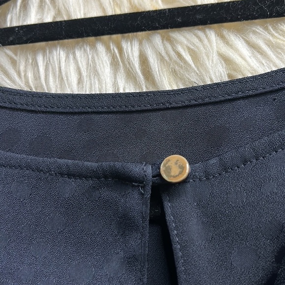 Zara basic collection monochromatic animal print tunic shirt dress black - Picture 8 of 10